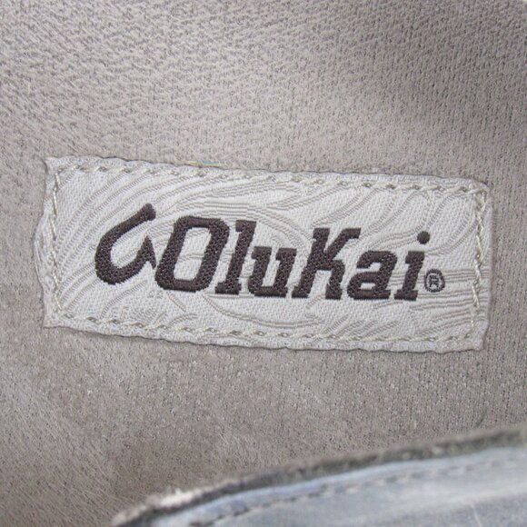Olukai Brown Leather MOLOA Slip On Loafer Men\'s 11
